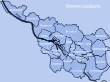 Bremen Landkarte
