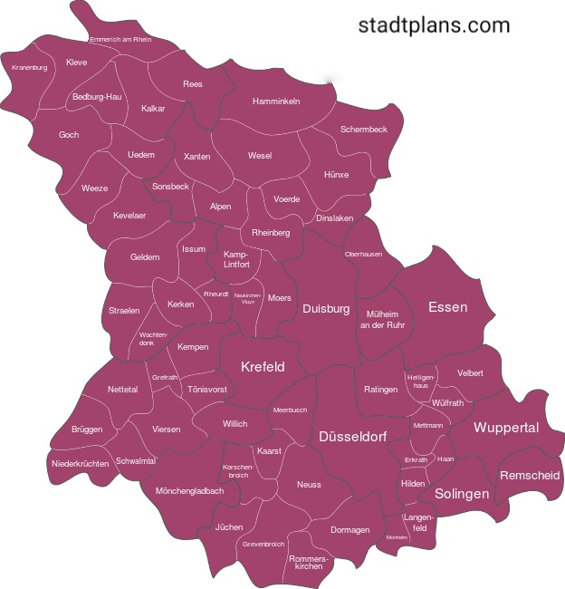 düsseldorf stadtteile