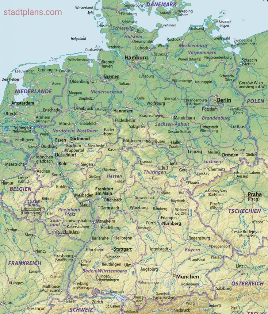 deutschland karte