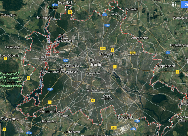 Berlin Satellitenbild 2