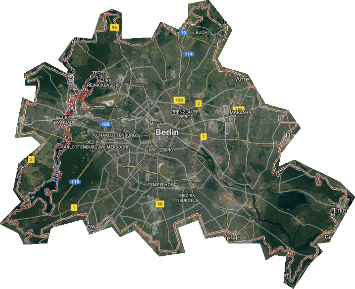 Berlin Satellitenbild