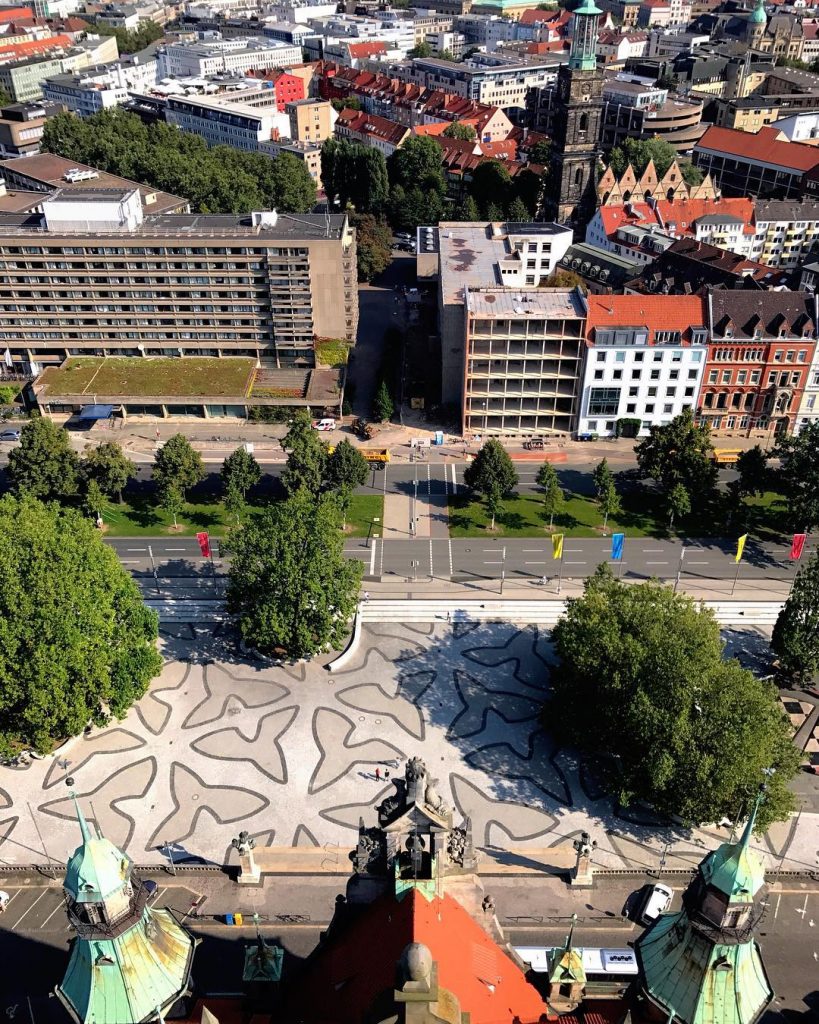 über den dächern von hannover. Neues Rathaus