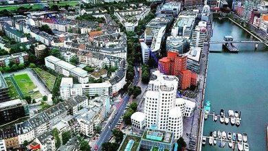 düsseldorf aerial bild