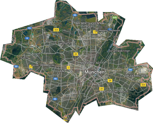München Satellitenbild München Satellitenbild