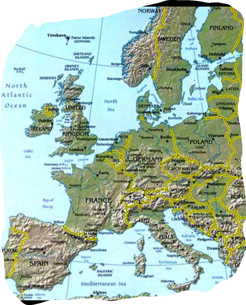 karte europäische grenzen
