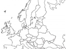 Europakarte Leer