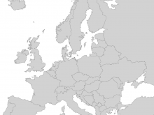Europakarte Leer