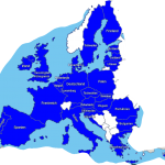 Karte der Europäischen Union