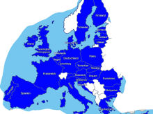 Karte der Europäischen Union