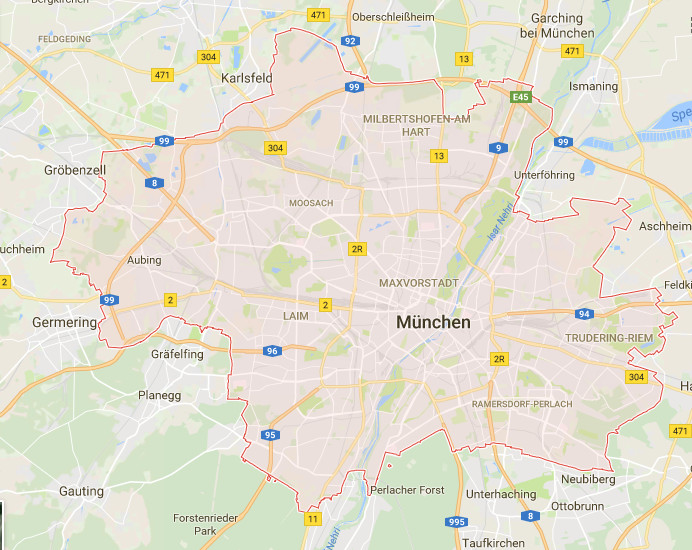 munchen landkarte munchen landkarte